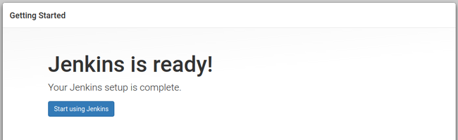 Jenkins Ready Jenkins Ready