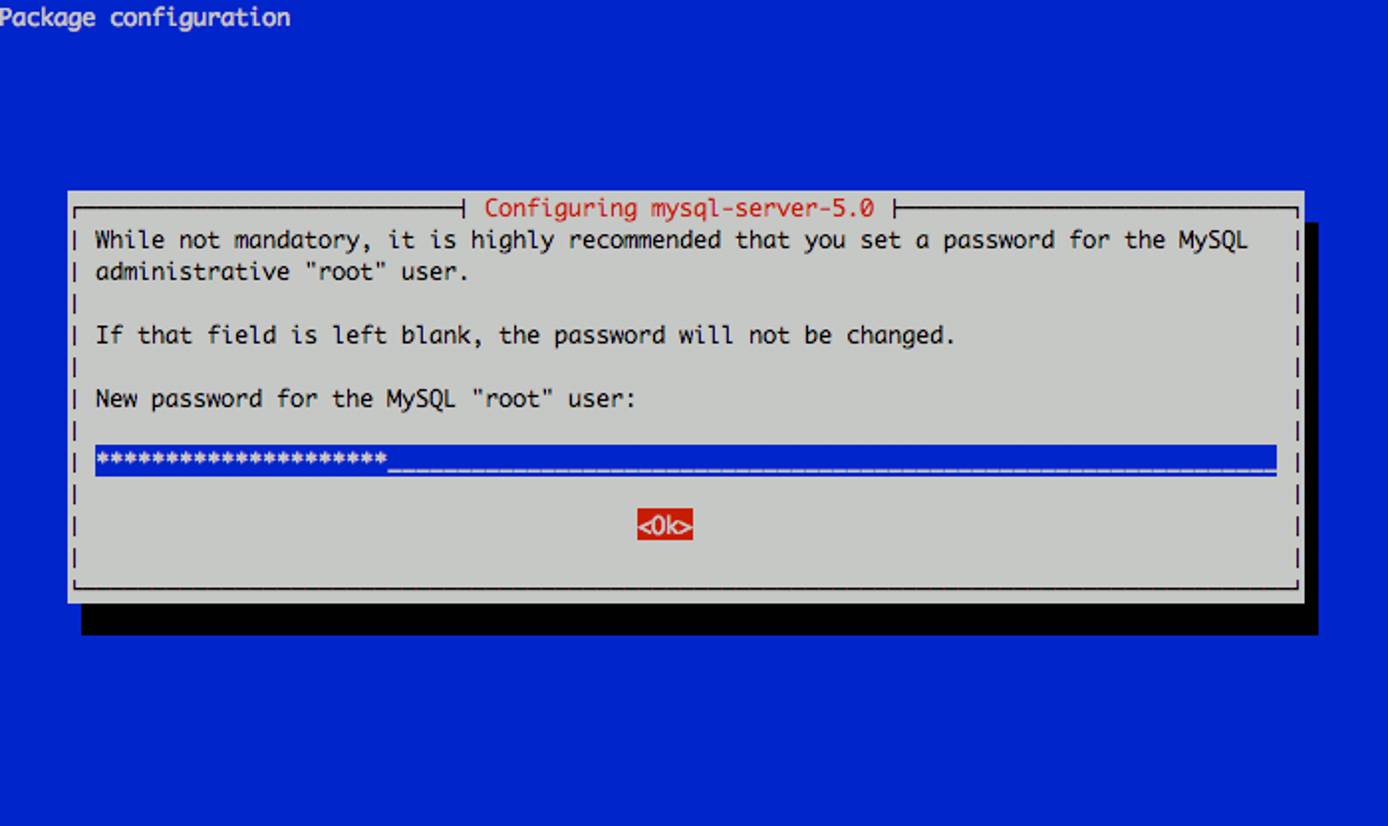 Setting the root password for MySQL on a Linode. Setting the root password for MySQL on a Linode.
