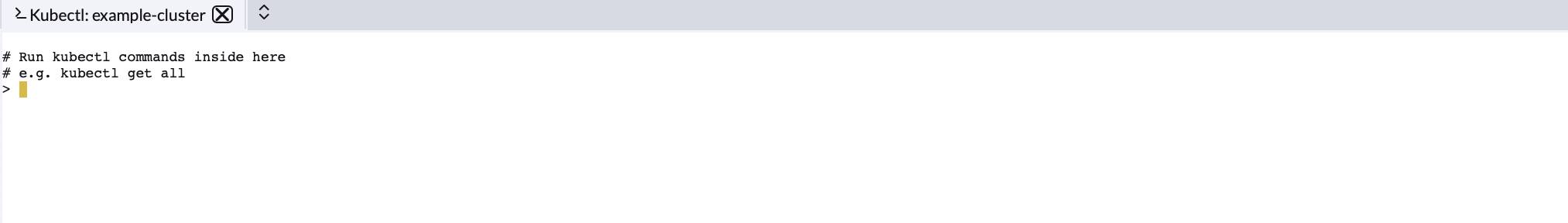 Rancher kubectl web CLI Rancher kubectl web CLI