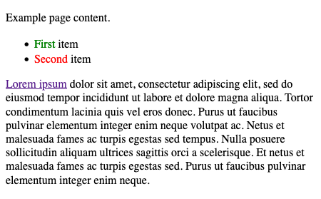Removed element from the example page Removed element from the example page