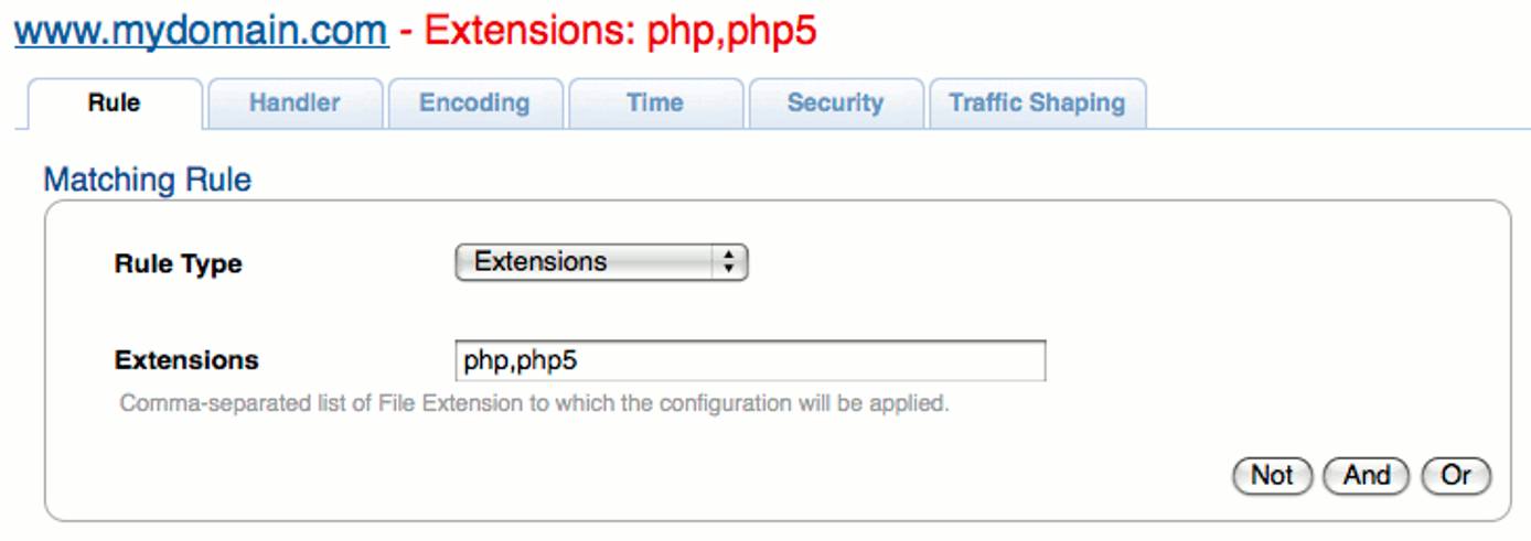 PHP extensions rule in Cherokee admin panel on Ubuntu 10.04 LTS PHP extensions rule in Cherokee admin panel on Ubuntu 10.04 LTS