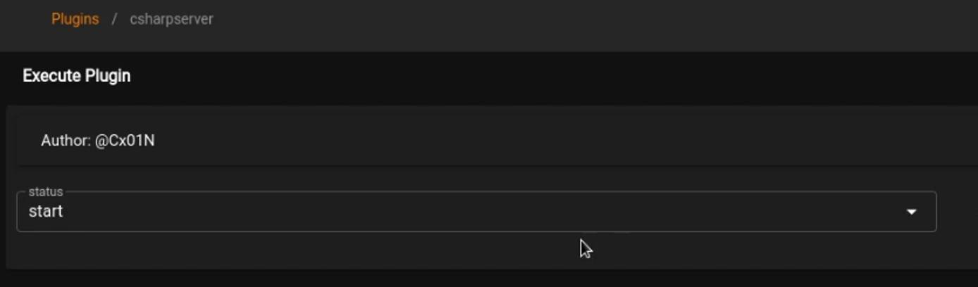 Starkiller UI - csharpserver plugin Starkiller UI - csharpserver plugin